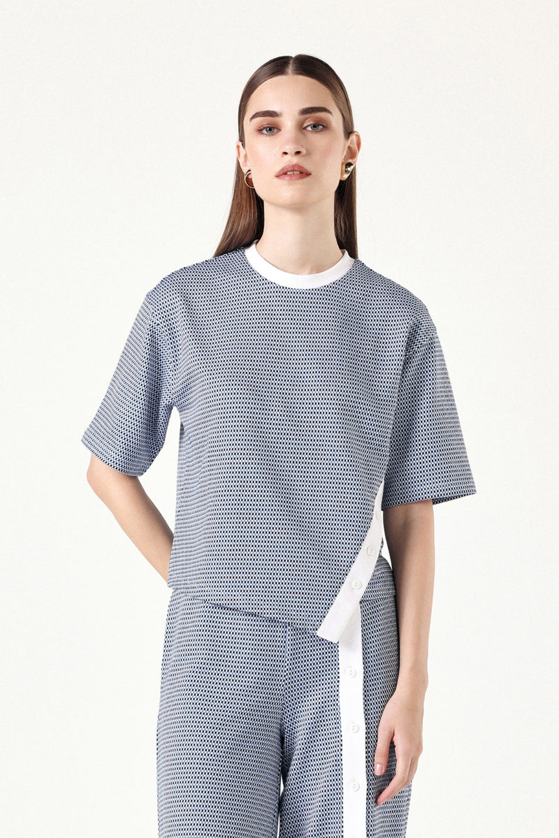 Mini Grid Jacquard Co-ord Set