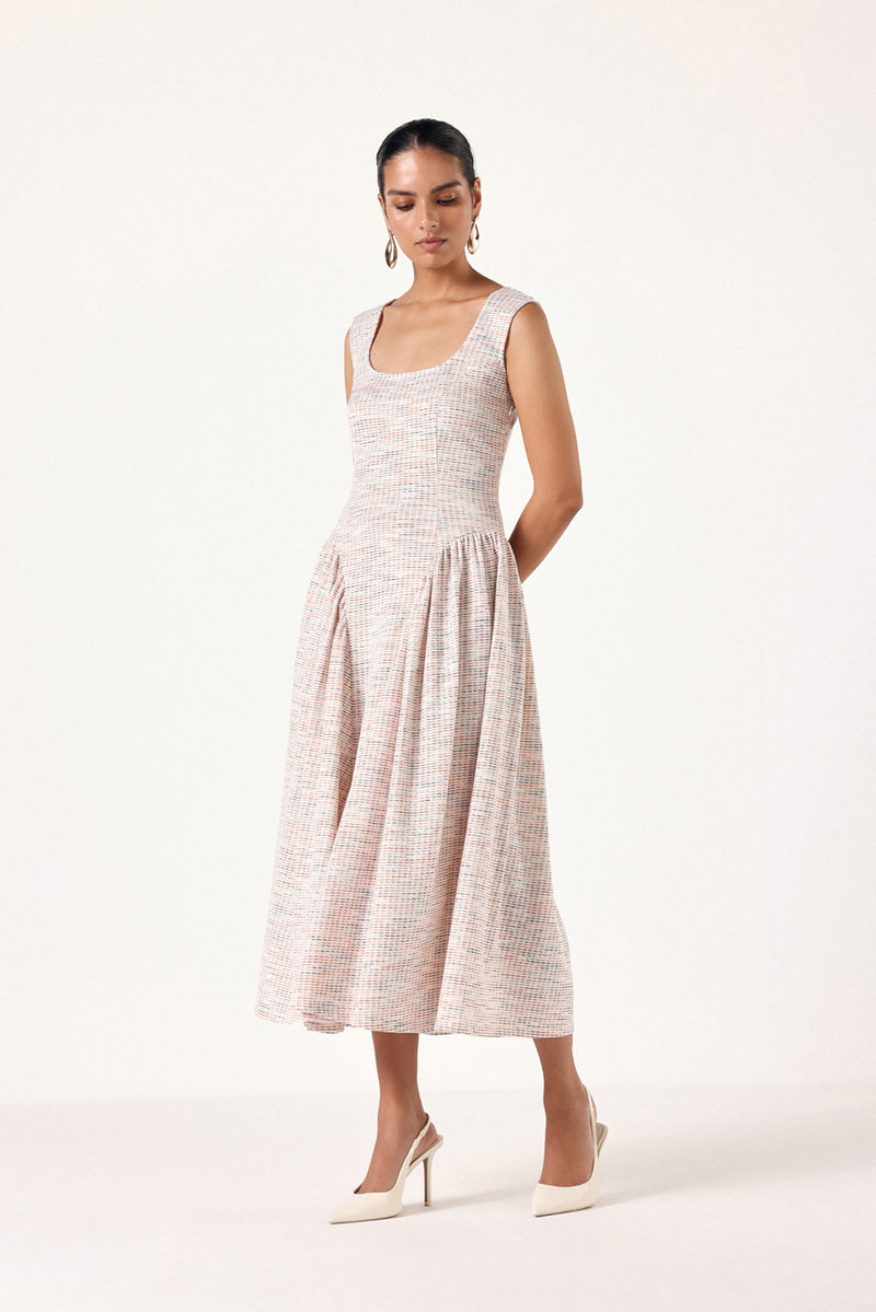 Weave-Woke Corset Dress