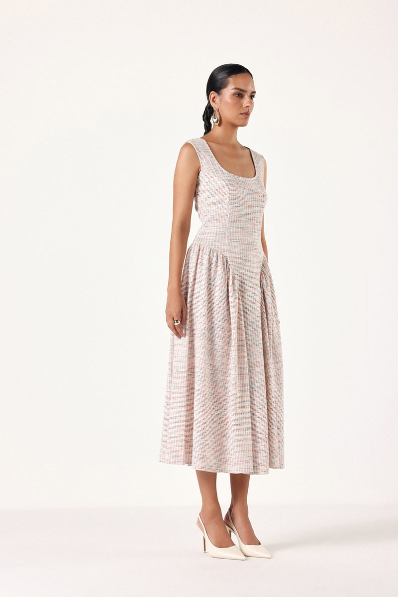 Weave-Woke Corset Dress