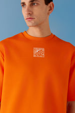 Zen Oversized Unisex Tee - Orange