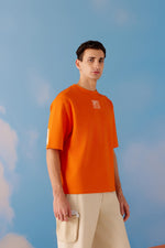 Zen Oversized Unisex Tee - Orange