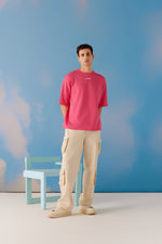 Kaizen Oversized Unisex Tee - Pink