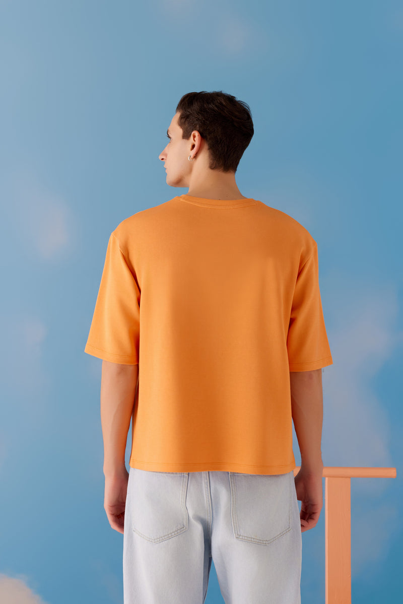 Imperfect Oversized Unisex Tee - Tang Orange