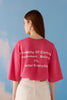 Kaizen Oversized Unisex Tee - Pink