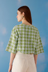 Houndstooth Oversized Unisex Tee