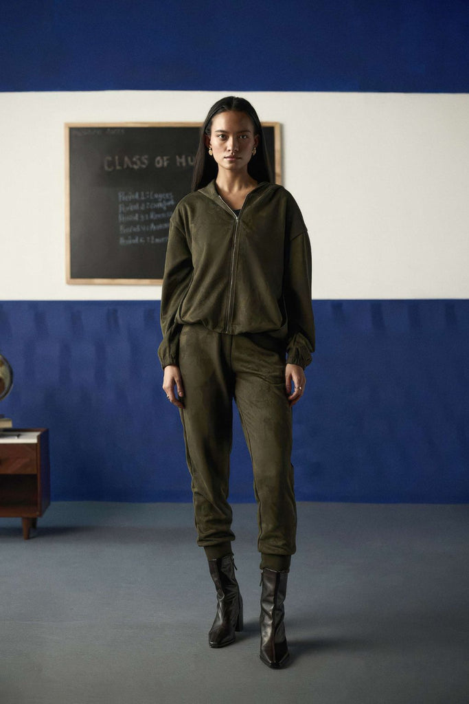 SuedeFlick Hoody Jacket