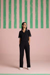 Comfique Texture Pants - Black