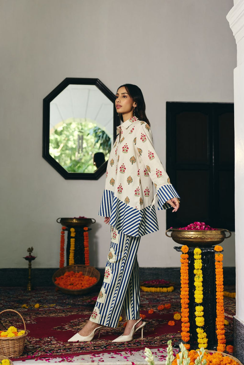 StriBloom Asymmetric Co-ord set