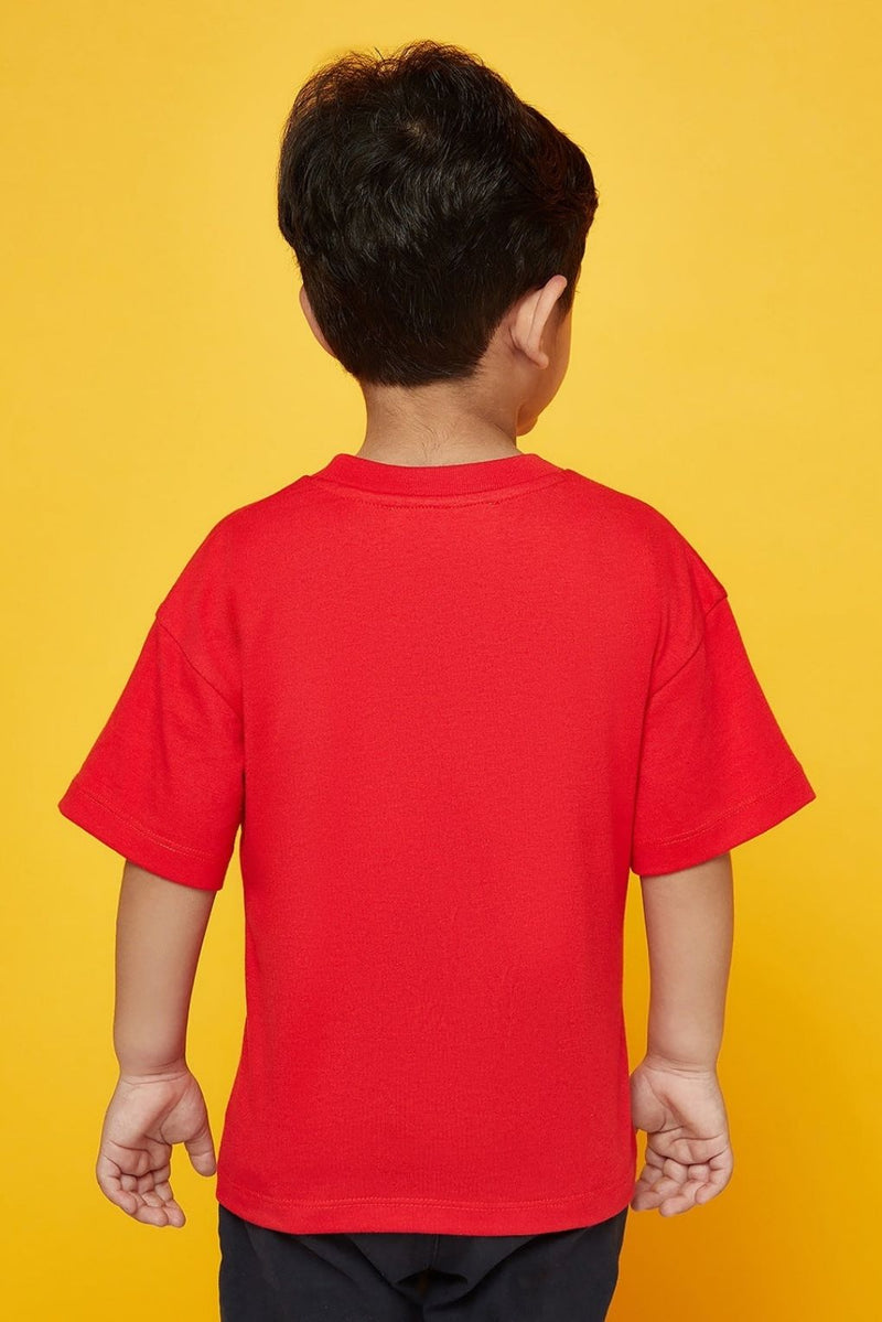 Boys Cotton Red Paw Patrol Tshirt
