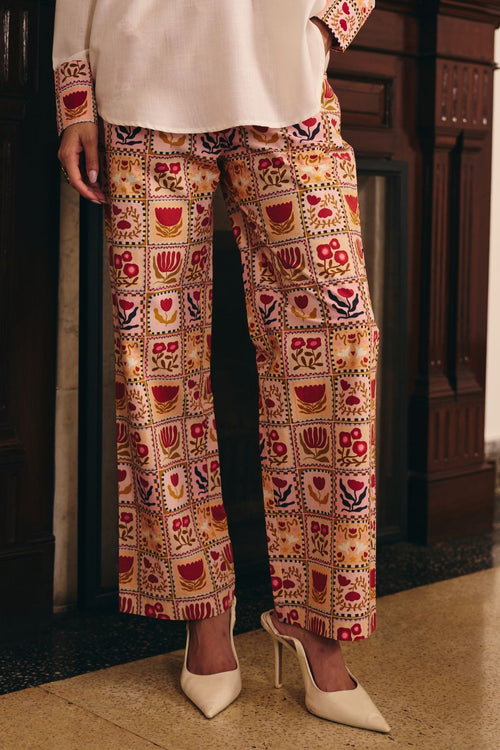 Gridrose Pants