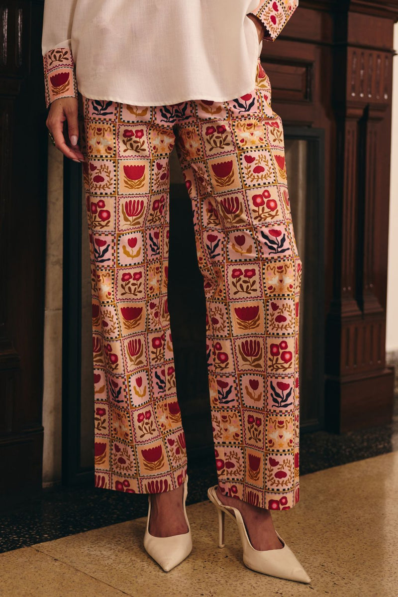 Gridrose Pants