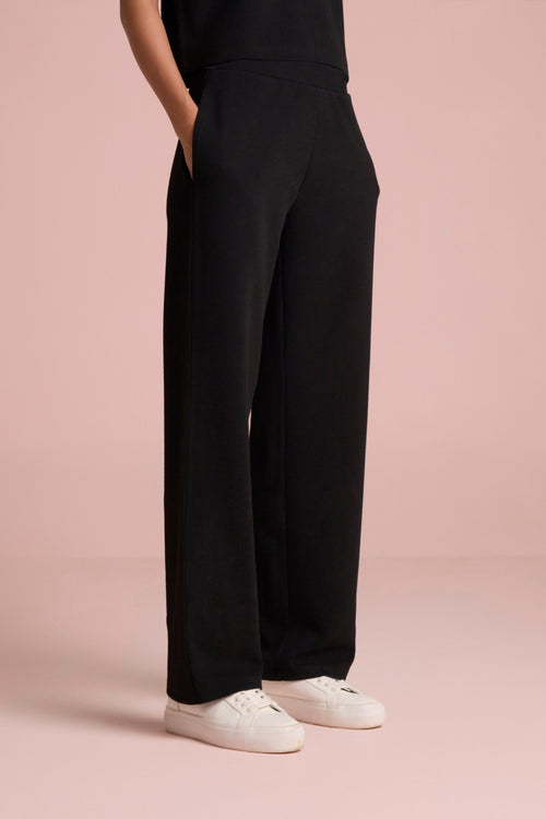 Comfique Texture Pants - Black