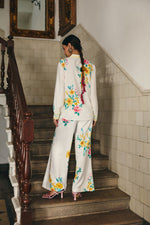 White Botanica Dobby Co-ord Set