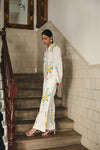 White Botanica Dobby Co-ord Set