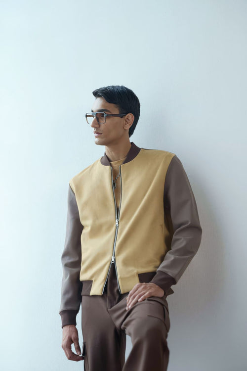 Urban Suede Mix Bomber