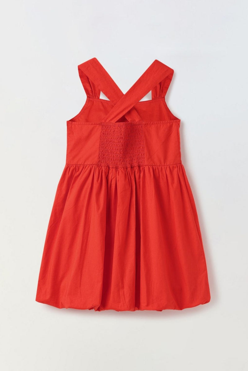 Red Bow A-line Dress