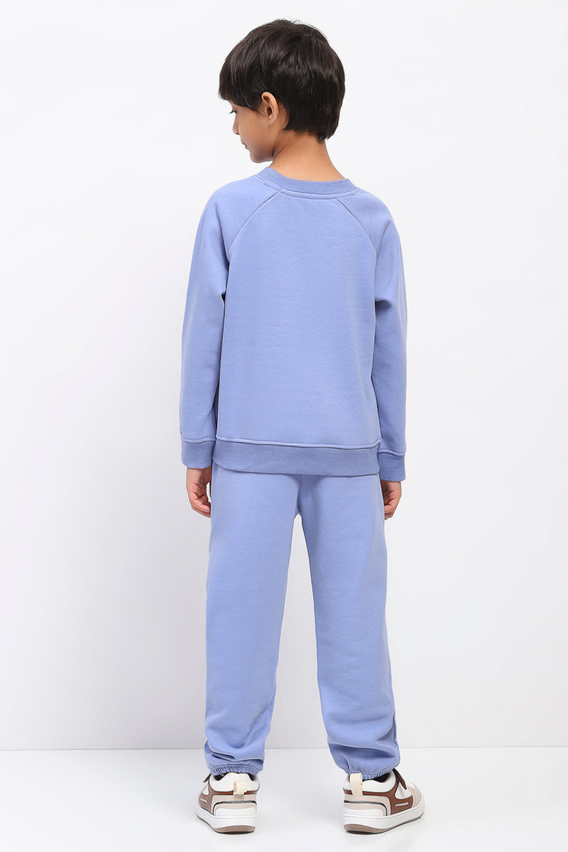 Spunkies Boys Blue Long Sleeve Sweatshirt Set