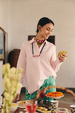 Rose Pink A-line Shirt