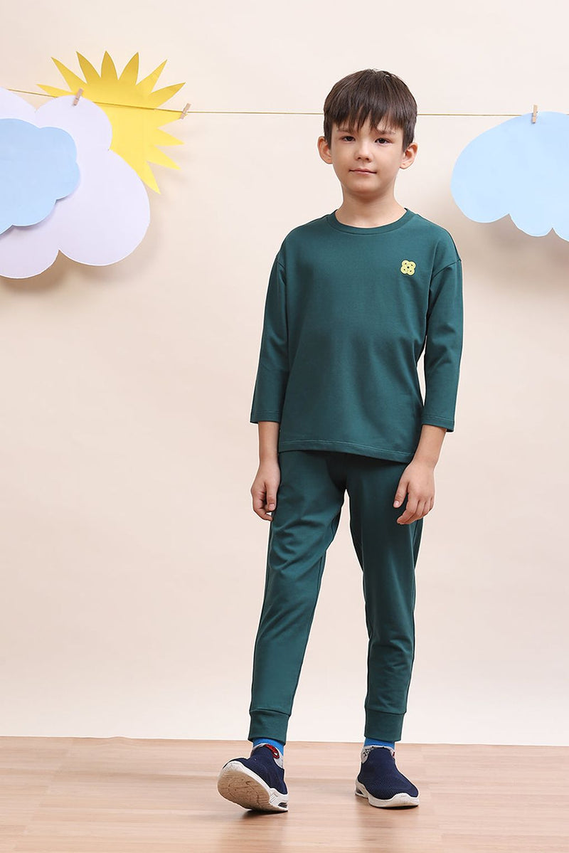 Spunkies Unisex Sporty Stride Terry Tracksuit Set
