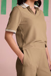 Comfique Texture Pants - Sand