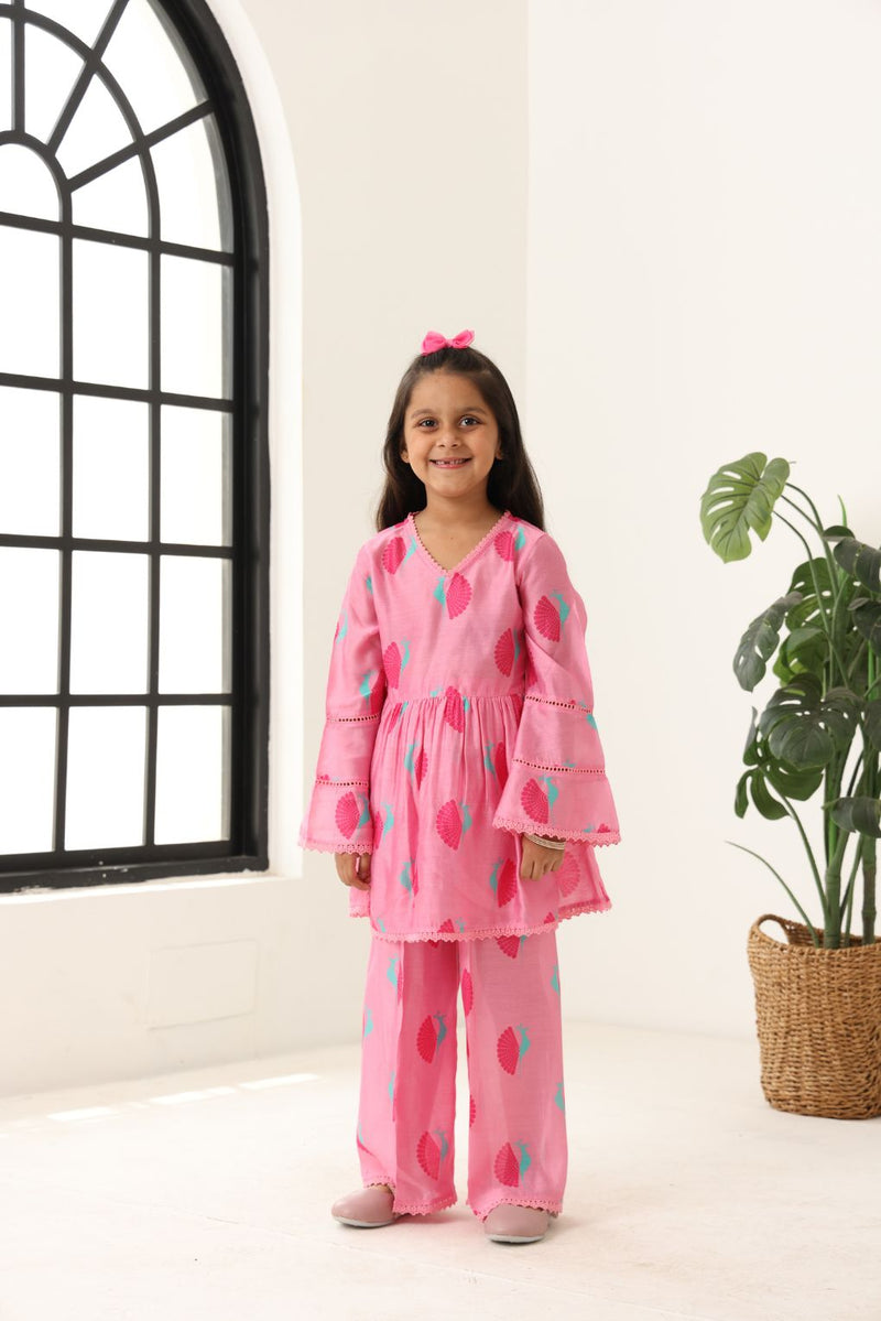Spunkies Girls Pink Long Sleeve Kids Set