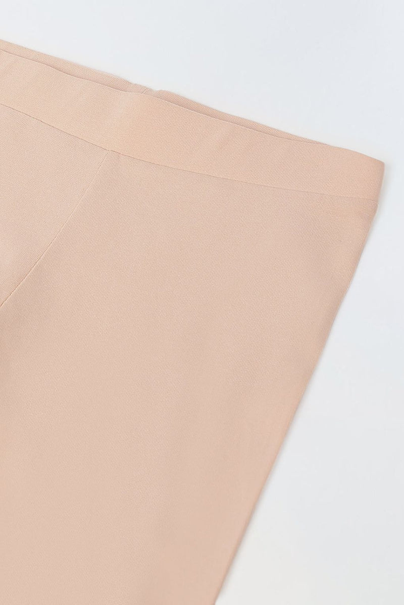 Rose Cotton Lycra Leggings For Girls