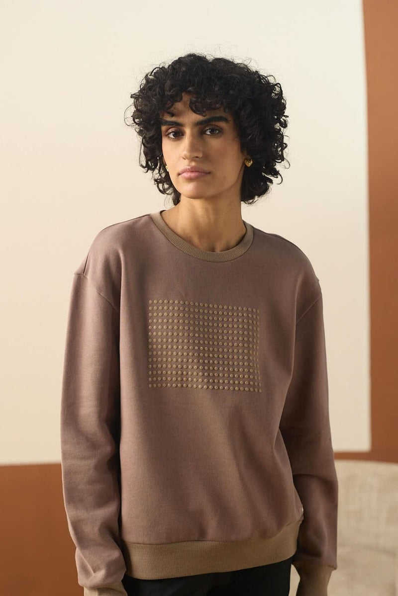 Dot Grid Sweatshirt