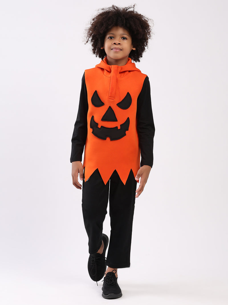 Spunkies Jack-o'-Lantern Hooded Vest