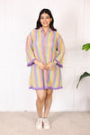 Cassata Swirl Collar Dress