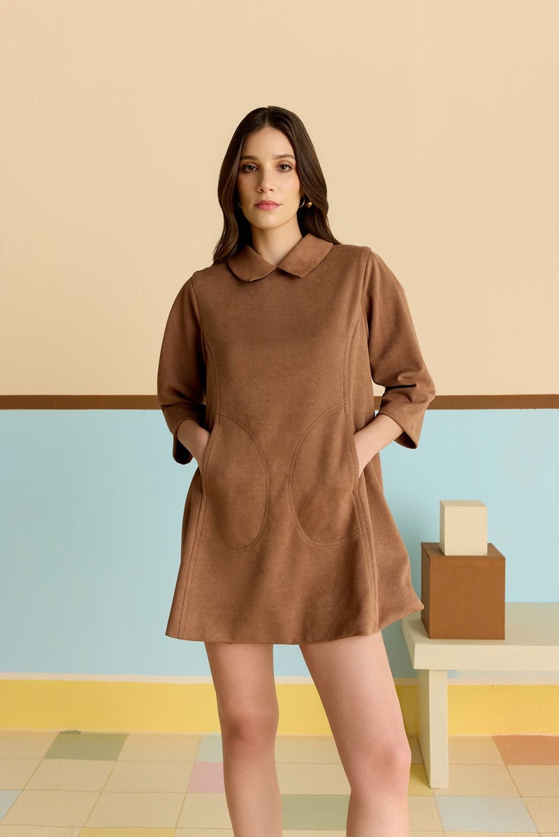 Chestnut Suede Tunic