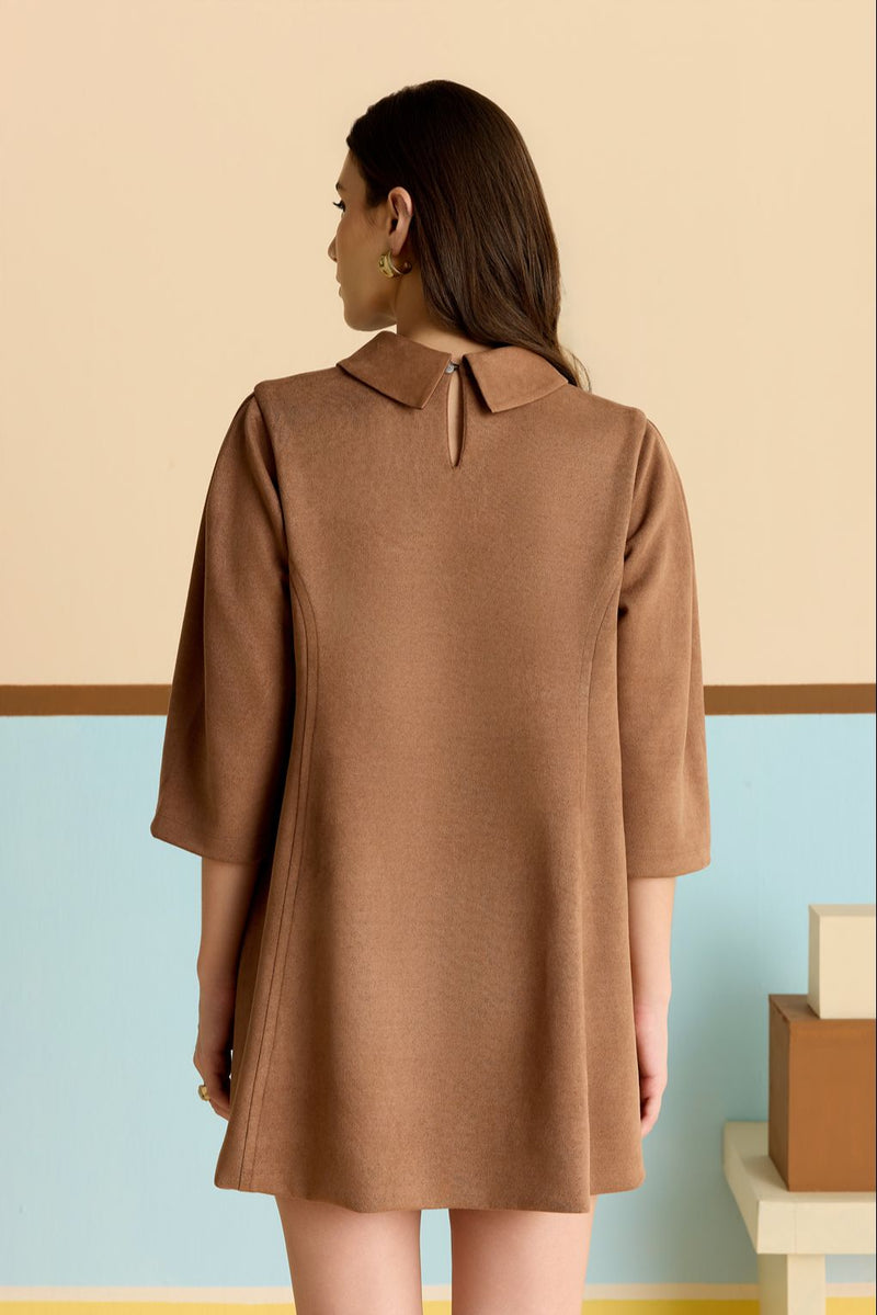 Chestnut Suede Tunic
