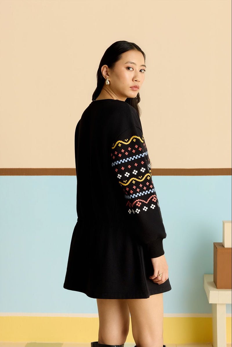 Geo Peplum Tunic