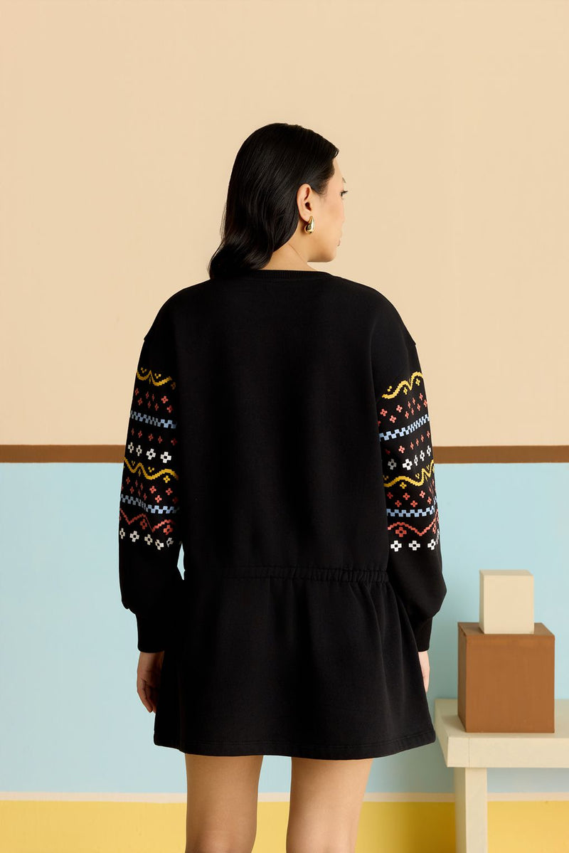 Geo Peplum Tunic