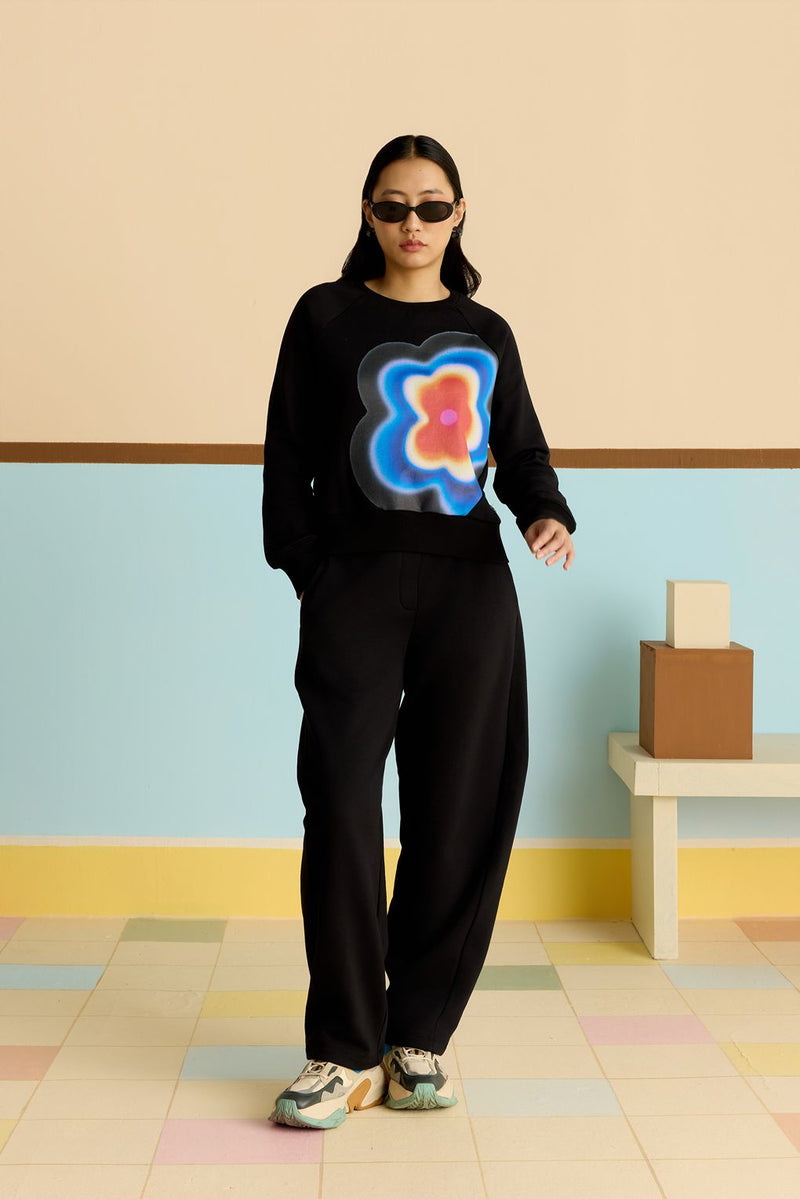 Neon Bloom Sweatshirt