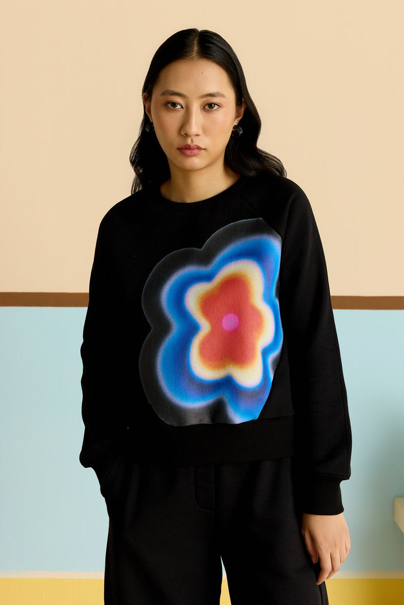 Neon Bloom Sweatshirt