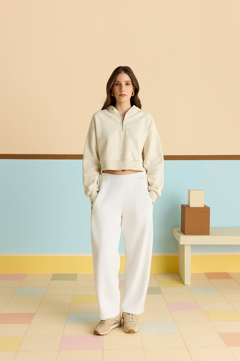 Cloud Ease Cropped Zip Hoodie