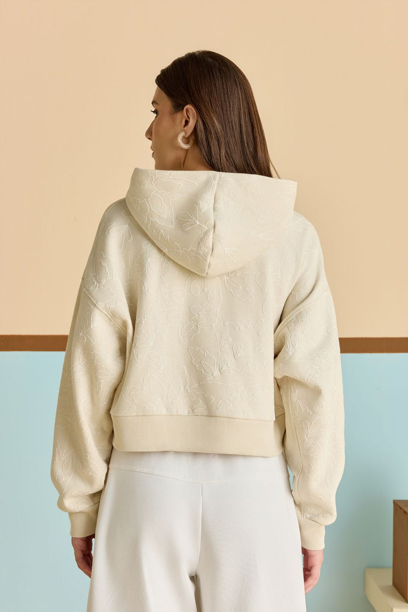 Cloud Ease Cropped Zip Hoodie