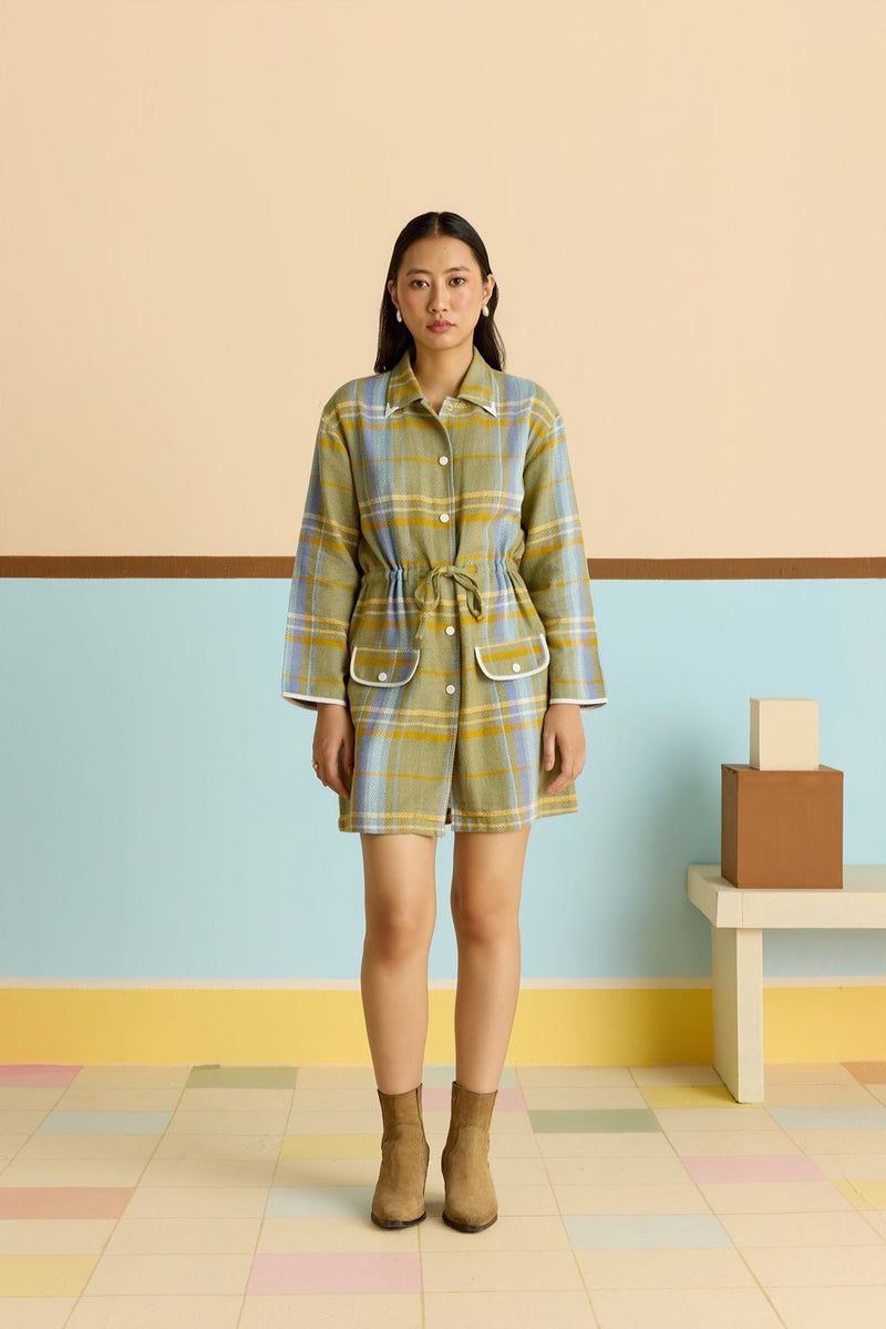 Moss Check Tunic