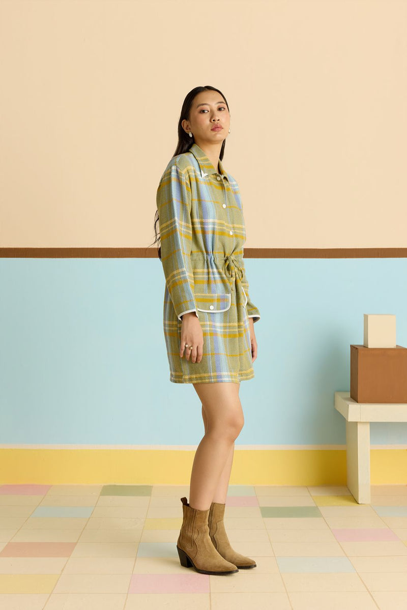 Moss Check Tunic