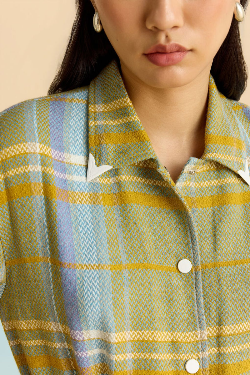 Moss Check Tunic
