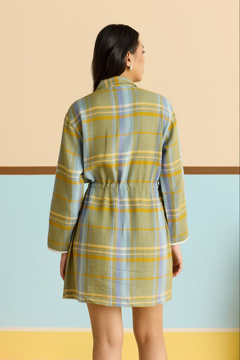 Moss Check Tunic