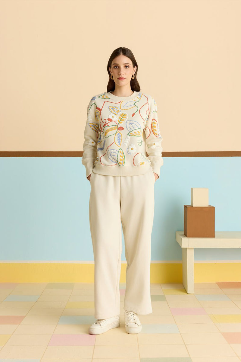 Cloud Line Straight Pants