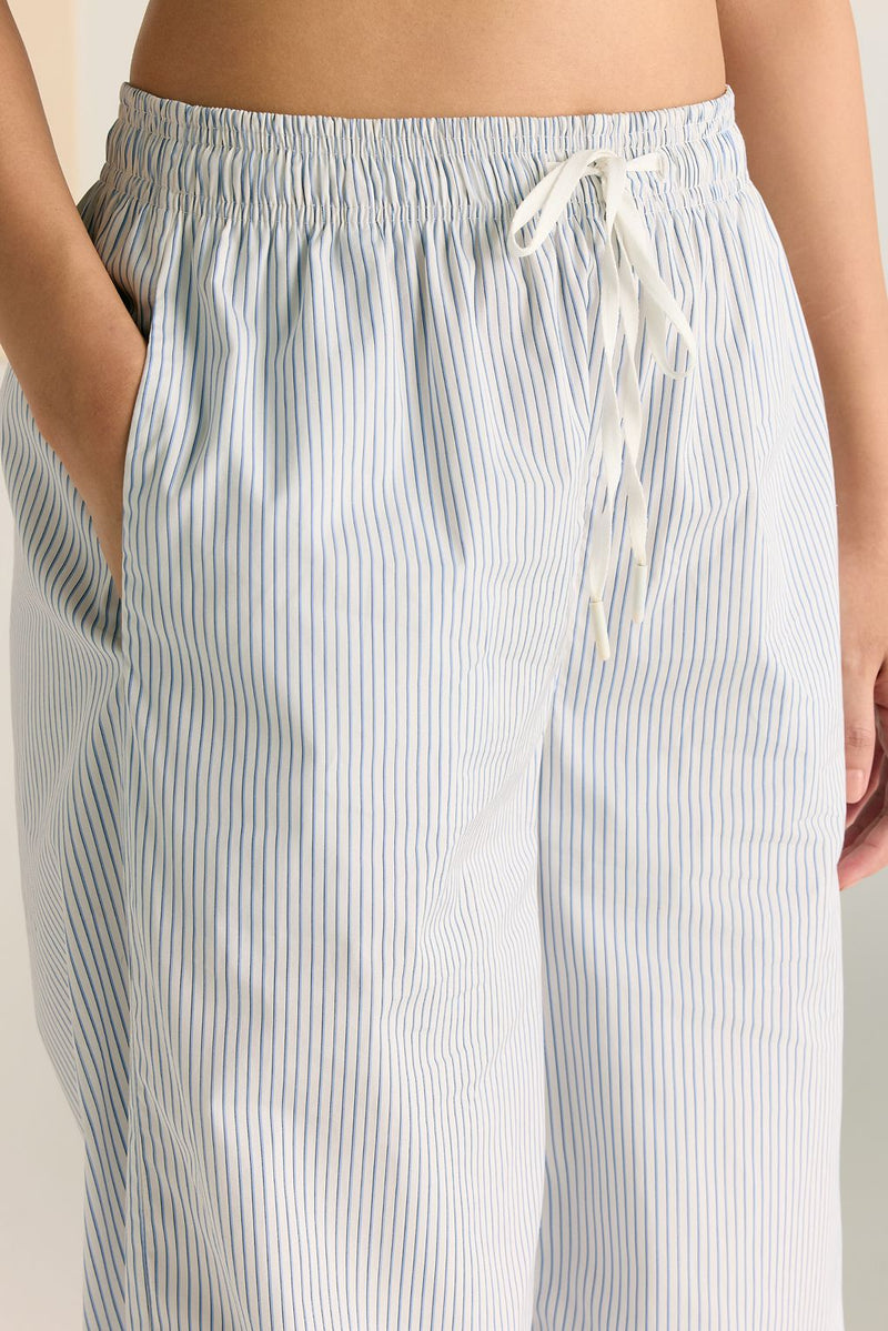 Striped Straight Pants