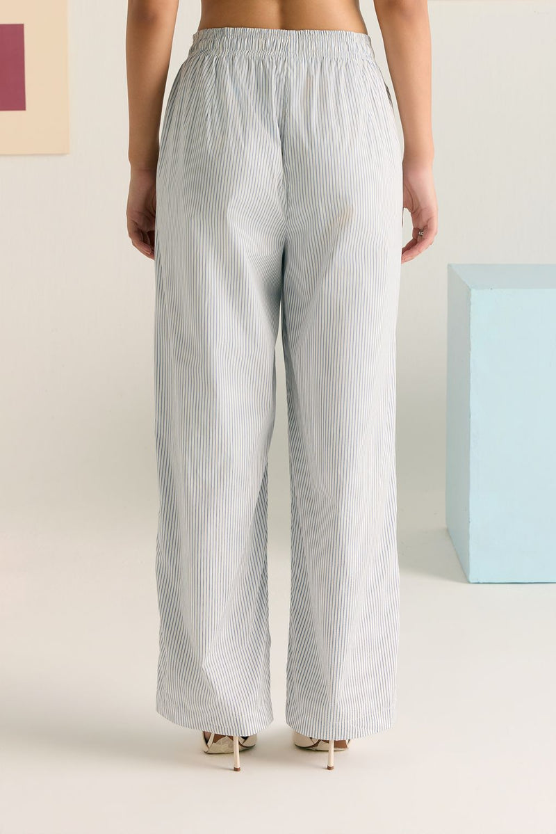 Striped Straight Pants