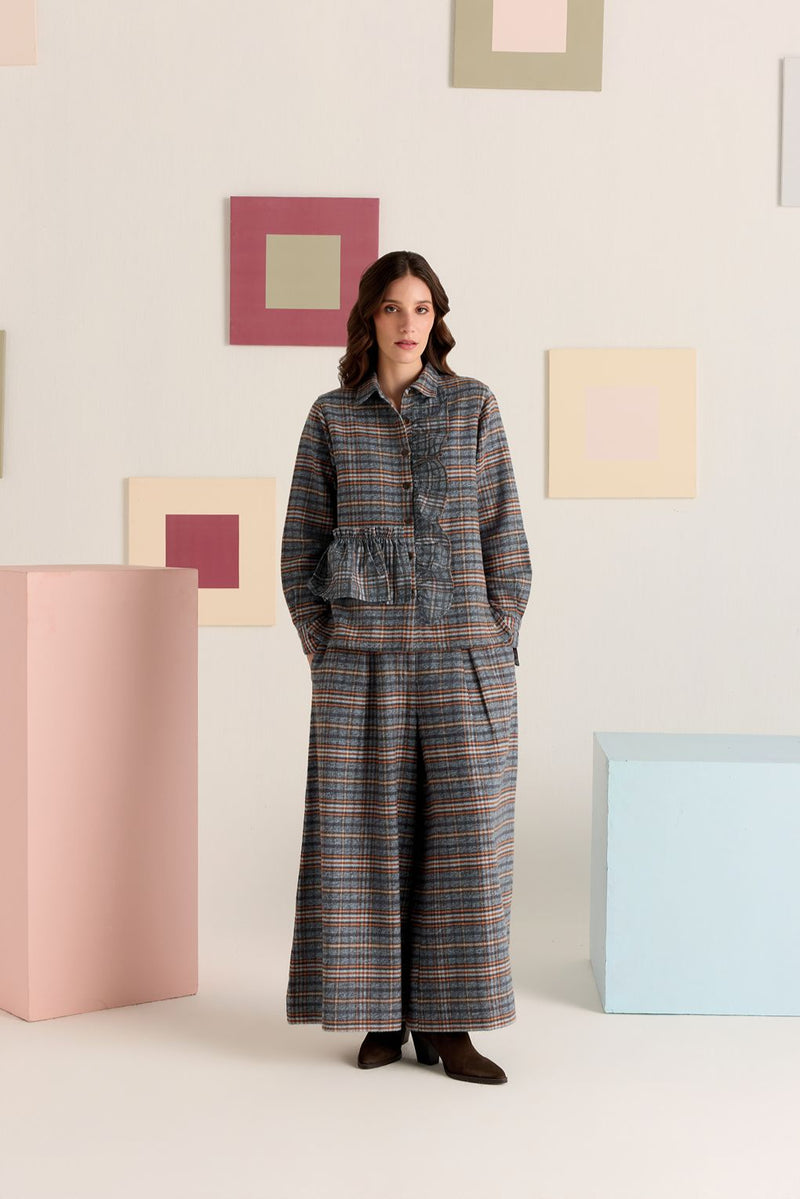 Heritage Ruffle Placket Shirt