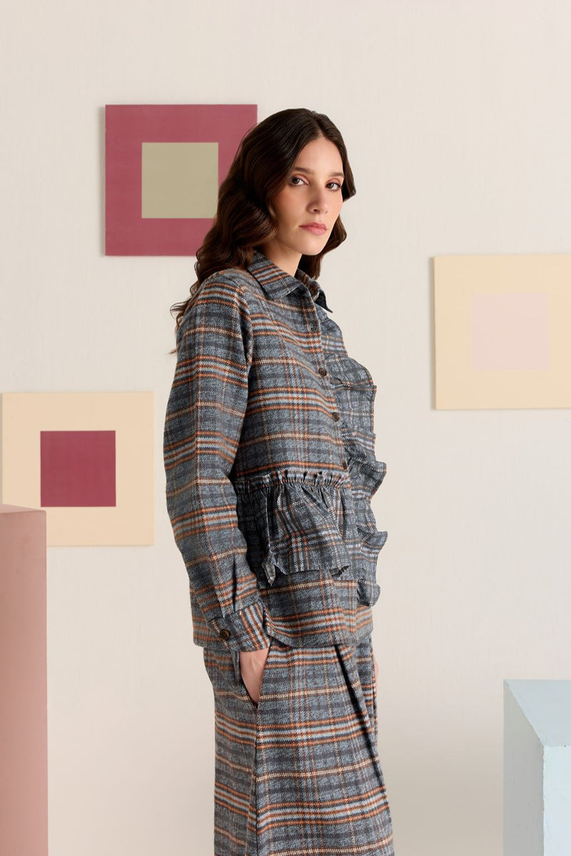 Heritage Ruffle Placket Shirt