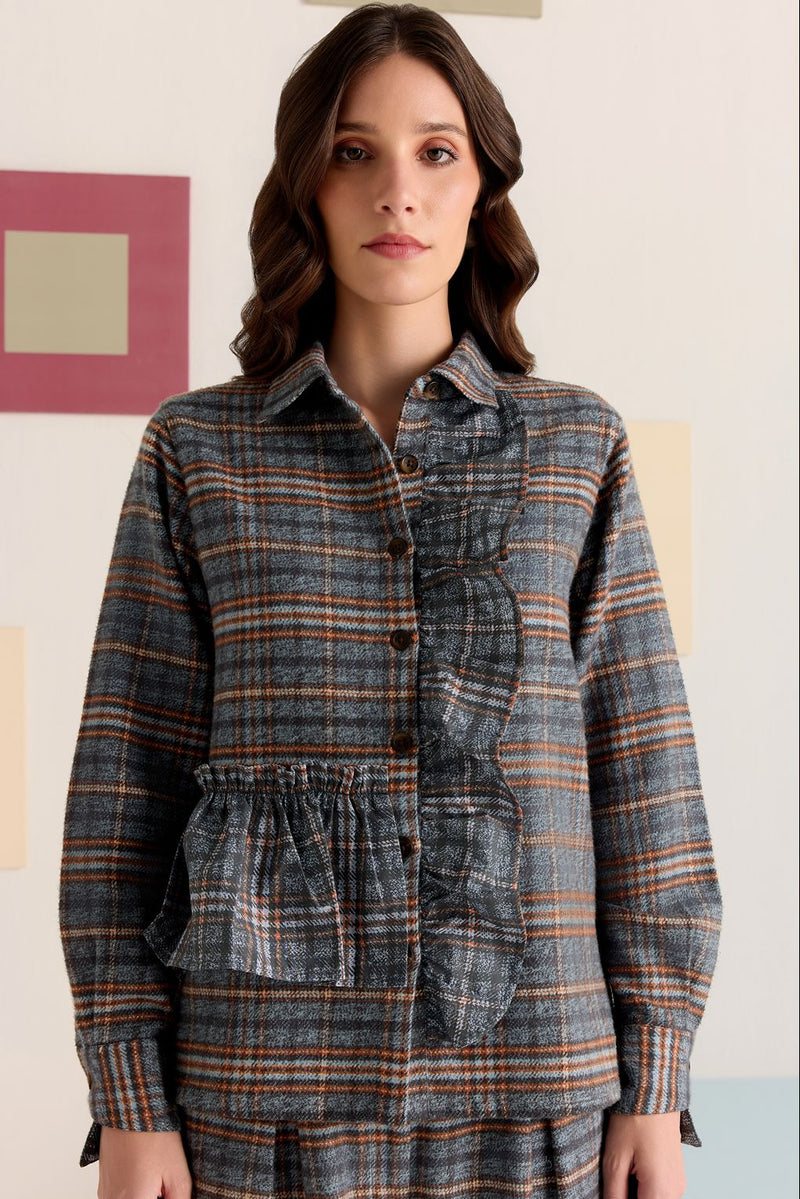 Heritage Ruffle Placket Shirt