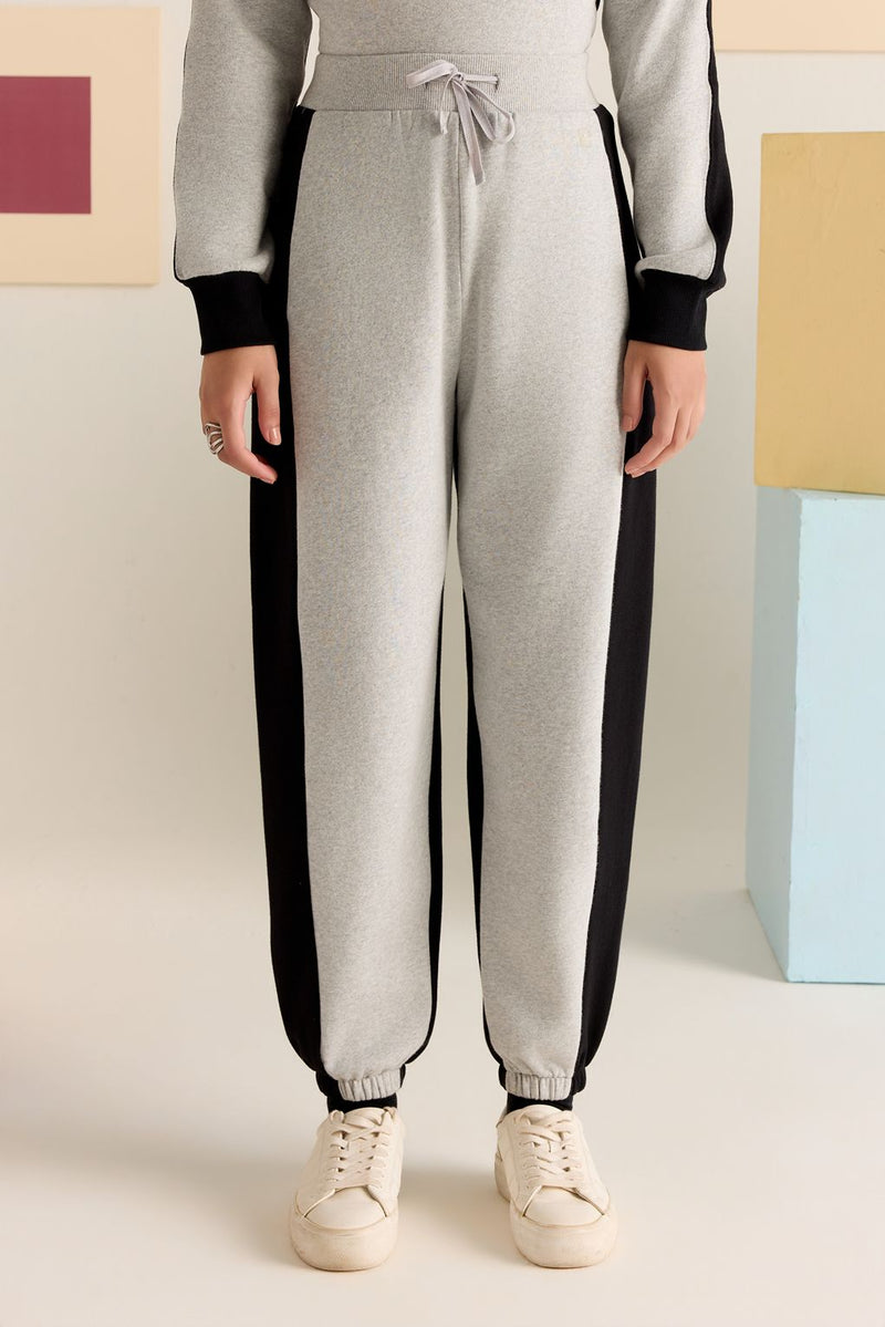 Contrast Block Jogger Pants