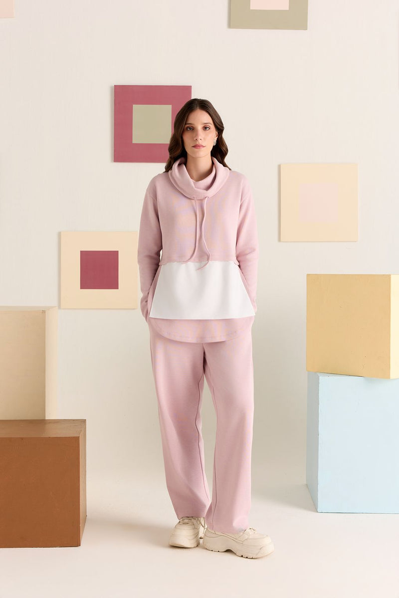 Blush Cowl Co-ord Set