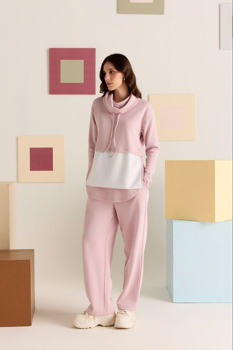 Blush Cowl Co-ord Set